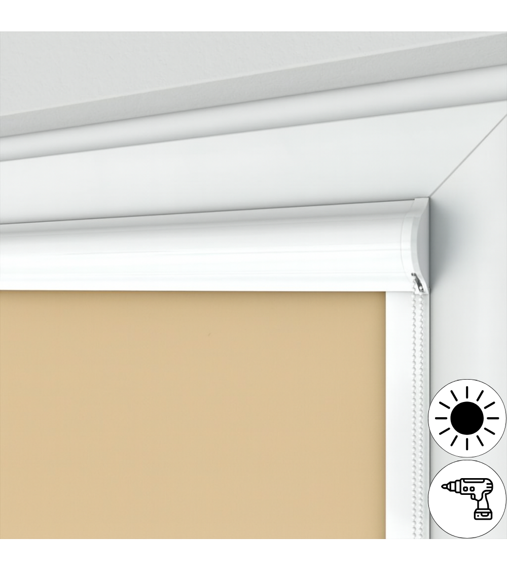 Rolety w kasecie płaskiej